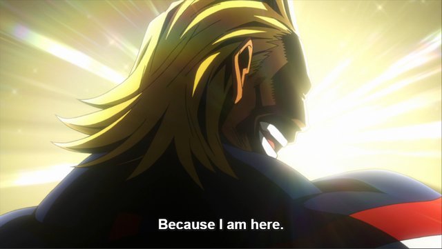 Allmight I Am Here Blank Meme Template
