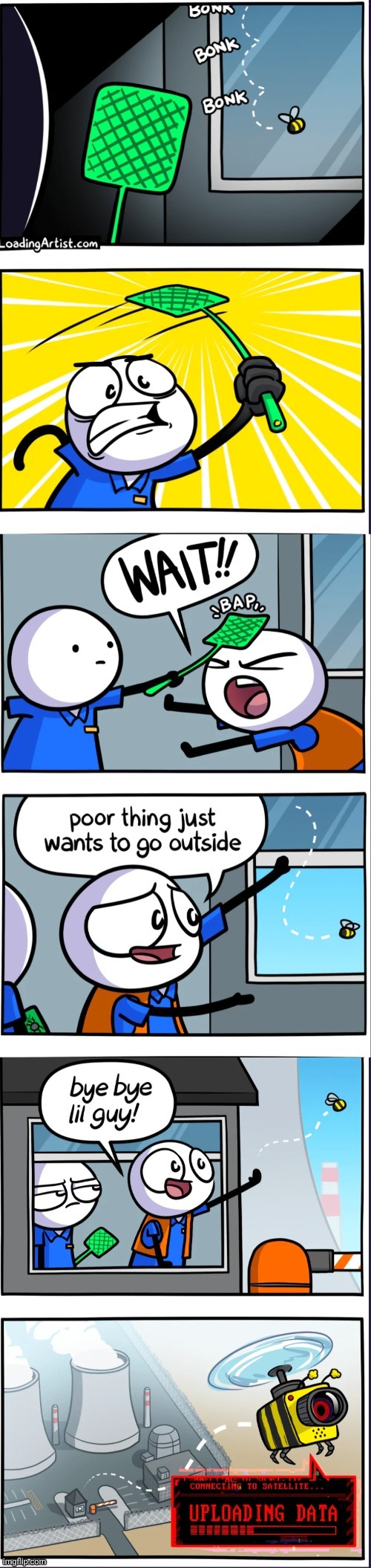 Bee | image tagged in bee,bees,robot,loading artist,comics/cartoons,data | made w/ Imgflip meme maker