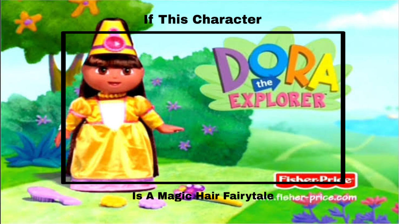 If This Character is a Magic Hair Fairytale Blank Meme Template