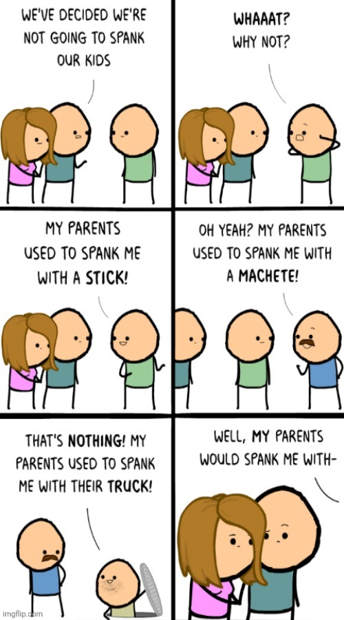 Spanked | image tagged in spank,spanking,cyanide and happiness,comics,comics/cartoons,cyanide | made w/ Imgflip meme maker