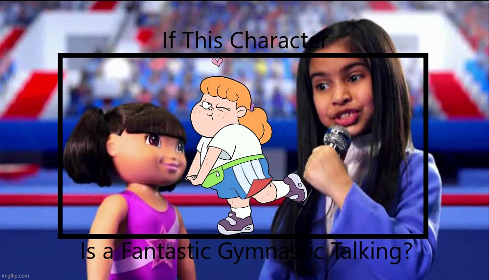 If Sara (StuGo) is a Fantastic Gymanastic | image tagged in if this character is a fantastic gymanastic t,stugo,sara,fantastic gymanastic,gymnastics,gymanastic | made w/ Imgflip meme maker