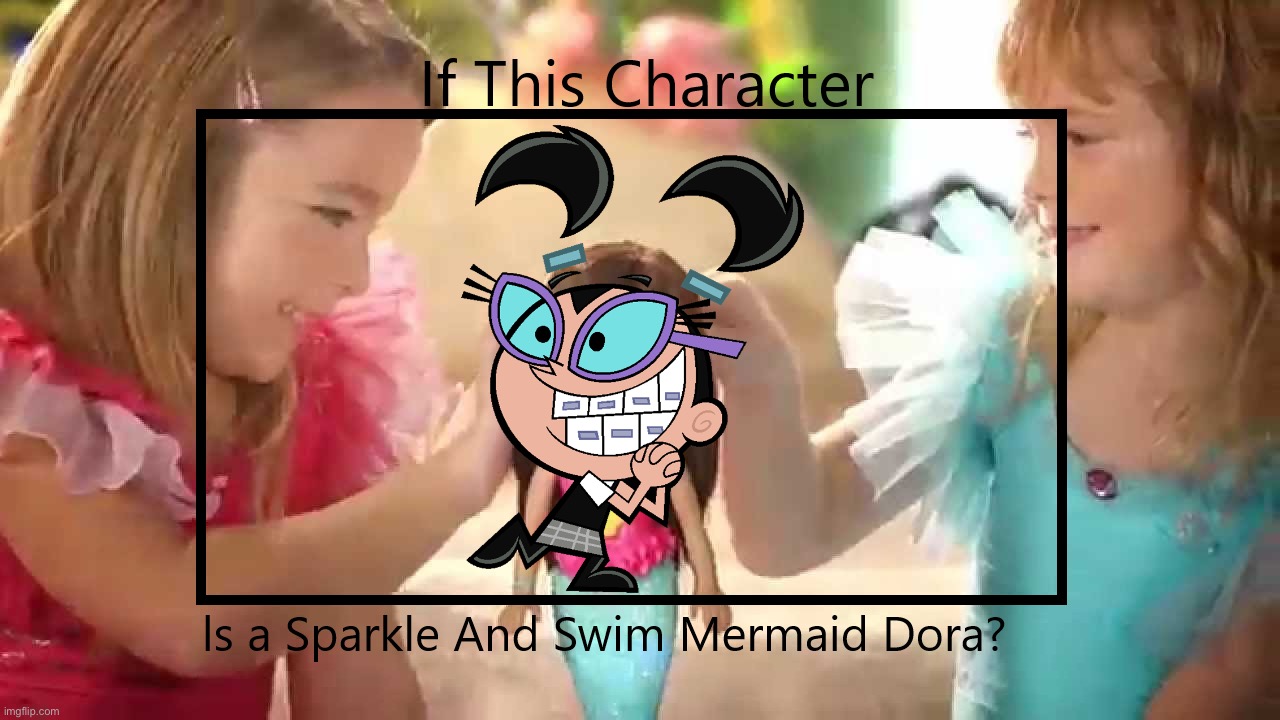 What if Tootie Miller is a Sparkle and Swim Mermaid | image tagged in if this character is a sparkle asmd,sparkle and swim,mermaid,the fairly oddparents,tootie,sparkle | made w/ Imgflip meme maker