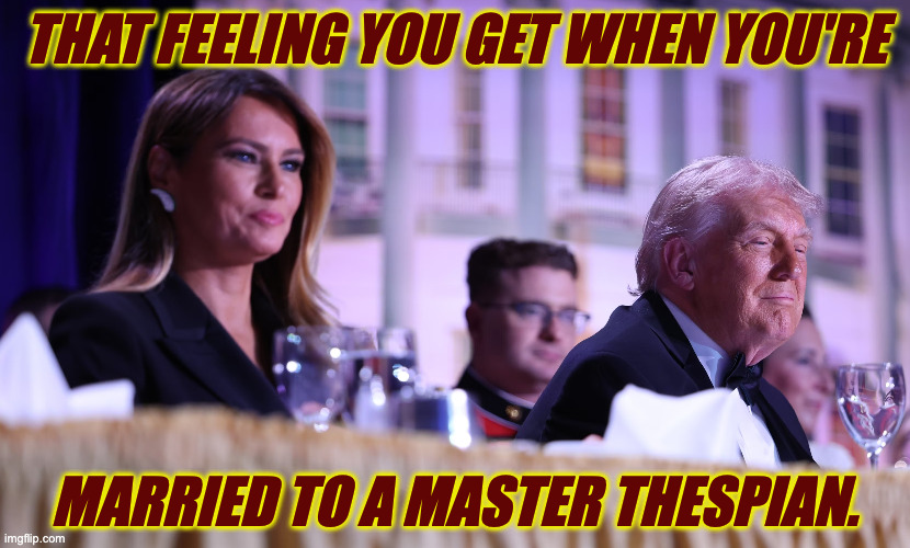 Acting! | that feeling you get when you're; married to a master thespian. | image tagged in memes,acting | made w/ Imgflip meme maker
