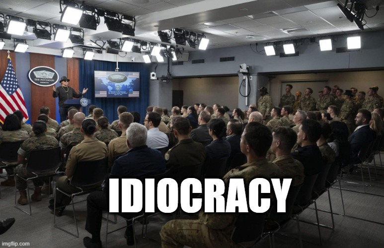 Idiocracy? | IDIOCRACY | image tagged in idiocracy,republicansareawasteoflife,trumpisarapist,conservativesarehumangarbage,congressisworthless | made w/ Imgflip meme maker