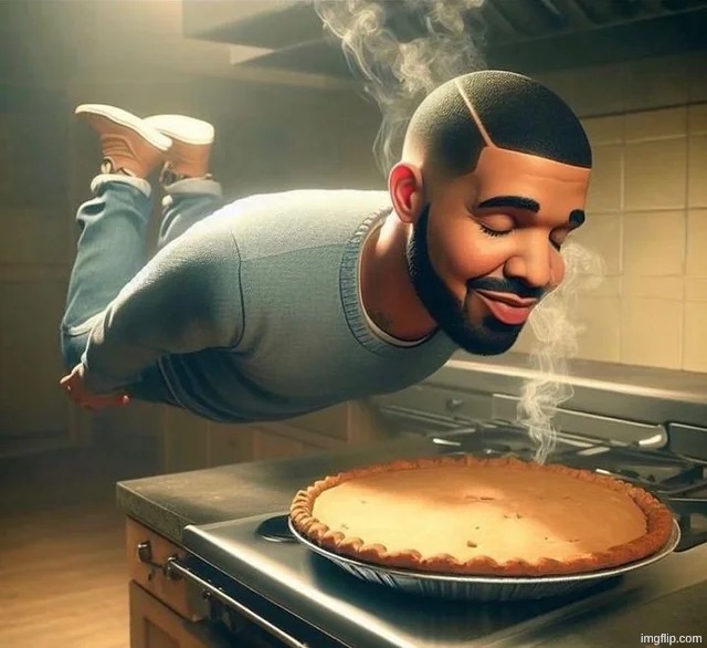 some cartoon logic makes no sense cuz who tf genuinely 'floats' to the smell of pie | made w/ Imgflip meme maker