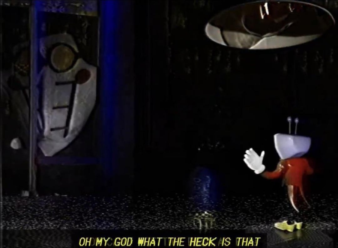 Tenna sees an abomination Blank Meme Template
