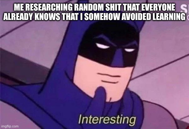 To the Bat-computer! | Me researching random shit that everyone already knows that I somehow avoided learning | image tagged in batman interesting | made w/ Imgflip meme maker