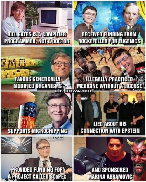 Truth about Bill Gates Blank Meme Template