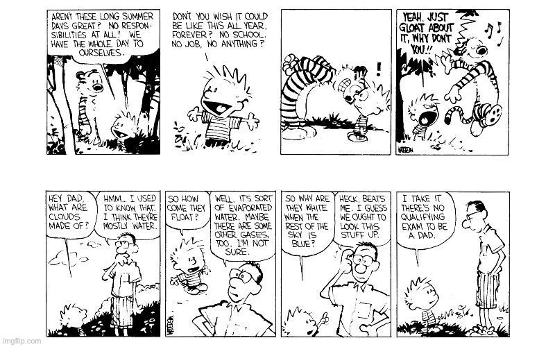 image tagged in calvin and hobbes,comics | made w/ Imgflip meme maker
