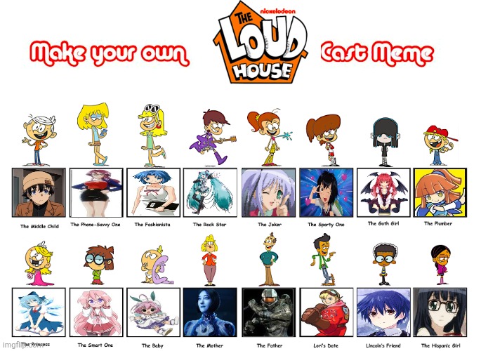 The loud house cast meme | image tagged in de0txyf-69eb7285-0553-4d66-b717-24547367bc56 png | made w/ Imgflip meme maker