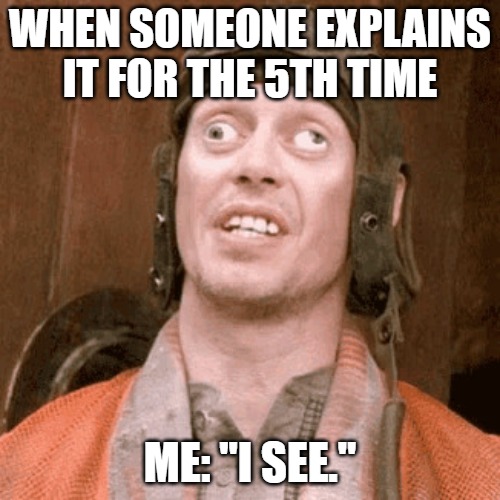 WHEN SOMEONE EXPLAINS IT FOR THE 5TH TIME; ME: "I SEE." | image tagged in forward-pass-nrl gif | made w/ Imgflip meme maker