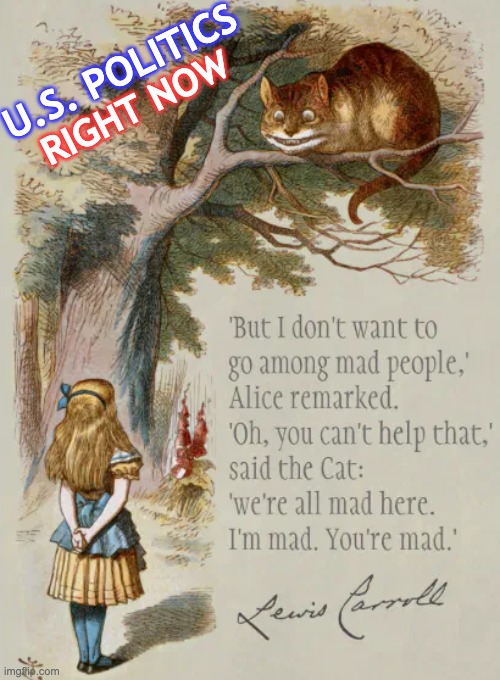 And you have to run as fast as you can just to stay where you are | U.S. politics; right now | image tagged in idiocracy,dystopia,usa | made w/ Imgflip meme maker