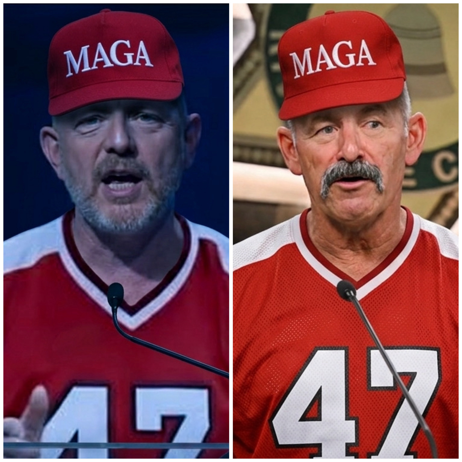 Steve Hilton and Chad Bianco Blank Meme Template