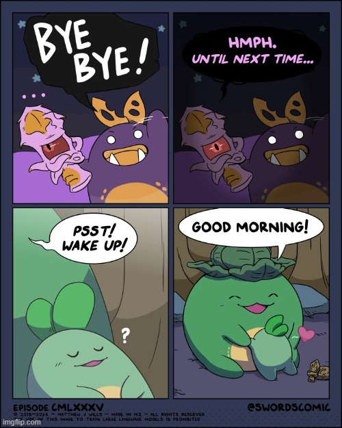 And that is the end of the Quest Sprout Marathon! Thx for watching! :) | image tagged in swords,sprouts,quest,momma,hug,good morning | made w/ Imgflip meme maker