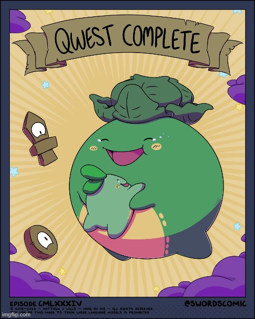 Our Sprouts are back together! Let's celebrate in the comments! | image tagged in swords,sprouts,quest,momma,reunion,aww | made w/ Imgflip meme maker