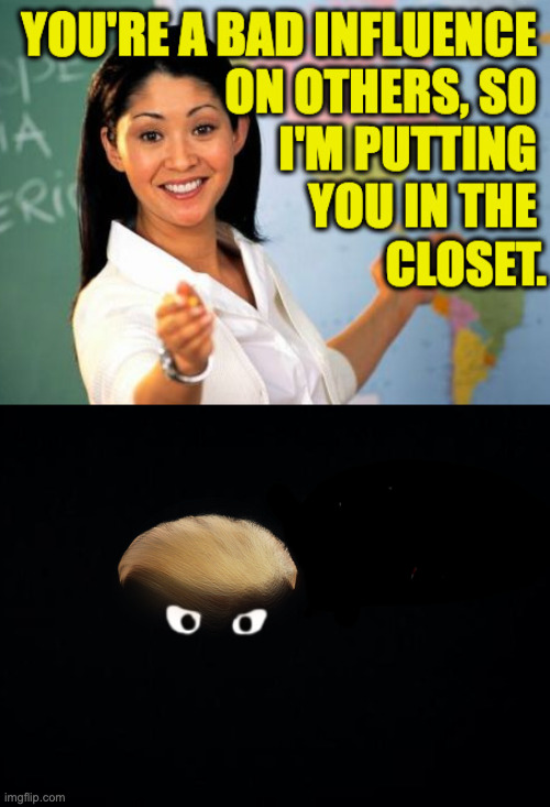 School days. | image tagged in memes,trump,unhelpful high school teacher | made w/ Imgflip meme maker