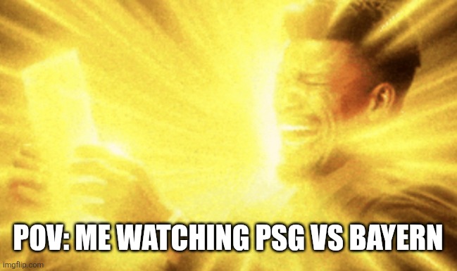 Jimmy butler peak | Pov: me watching PSG vs Bayern | image tagged in jimmy butler peak | made w/ Imgflip meme maker