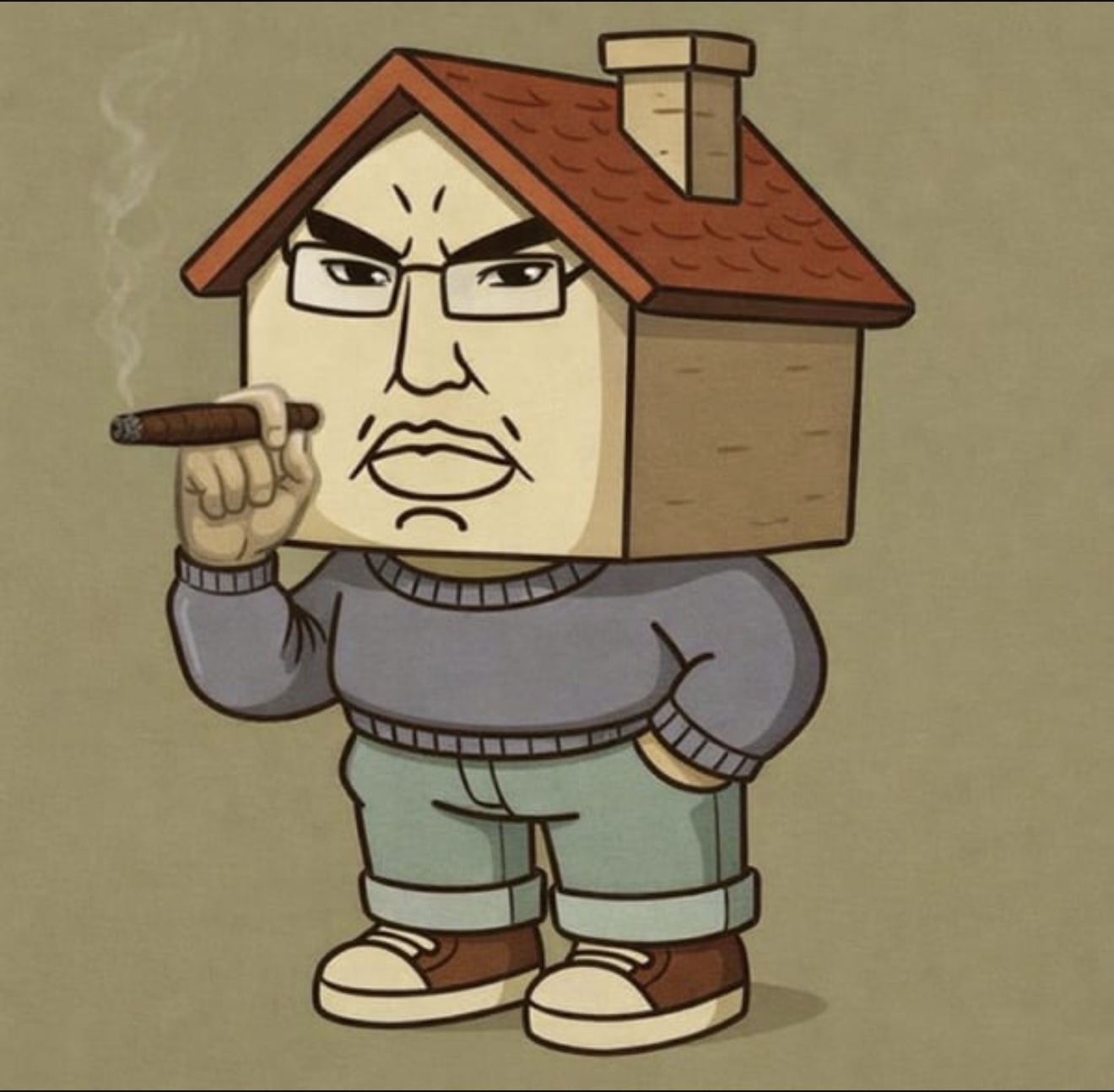 Chudhouse Blank Meme Template