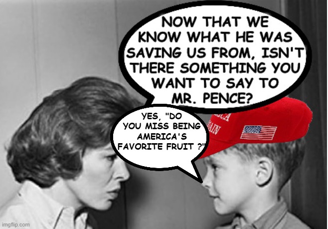 Yes, "Do you miss being America's favorite Fruit ?" | made w/ Imgflip meme maker