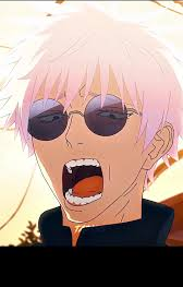 Gojo funny face Blank Meme Template