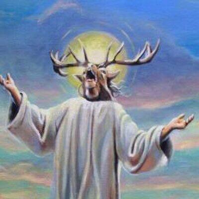Deer God Blank Meme Template