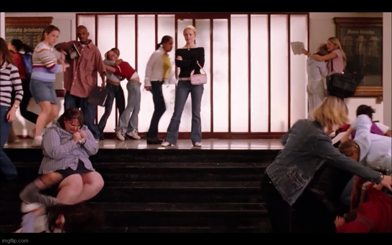 School Fight | image tagged in school fight | made w/ Imgflip meme maker