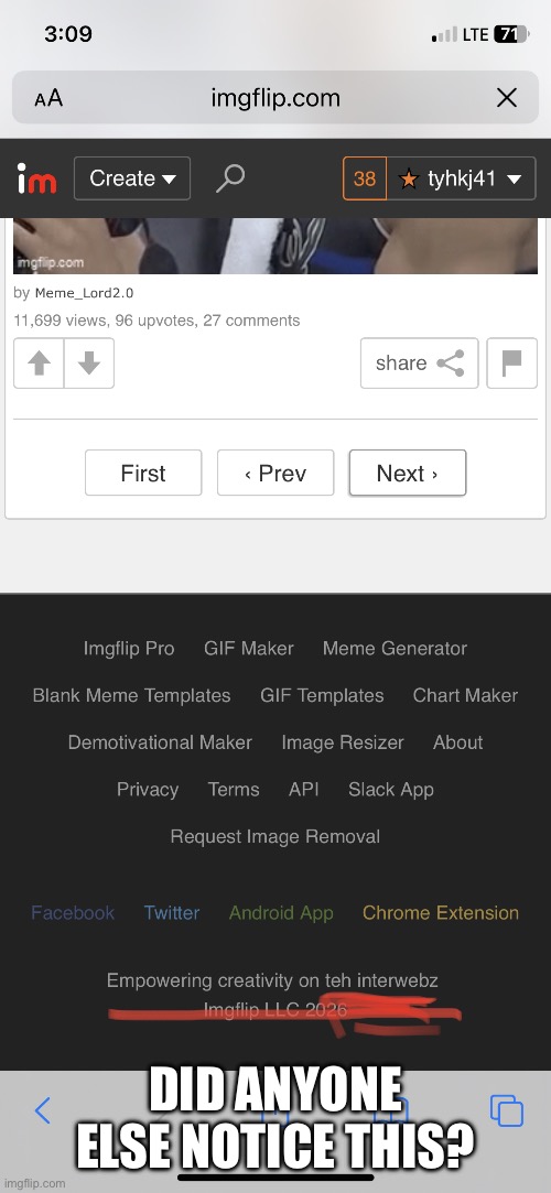 Purposeful misspelling | Did anyone else notice this? | image tagged in spelling,website | made w/ Imgflip meme maker