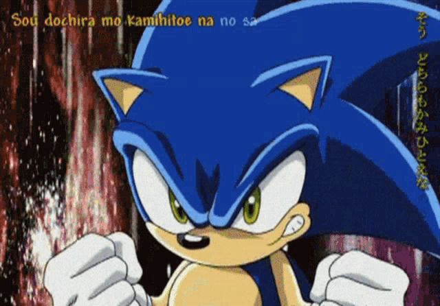 High Quality super sonic Blank Meme Template