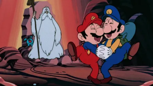 Mario and Luigi Dancing Blank Meme Template