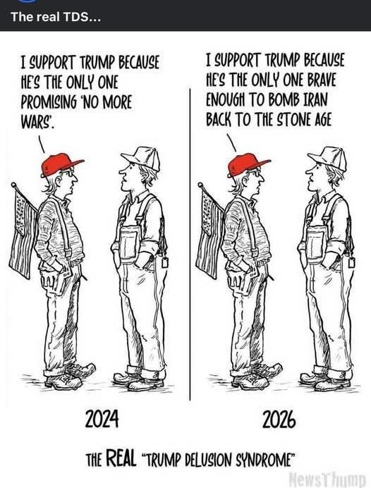 The Real TDS - Trump Delusion Syndrome Blank Meme Template
