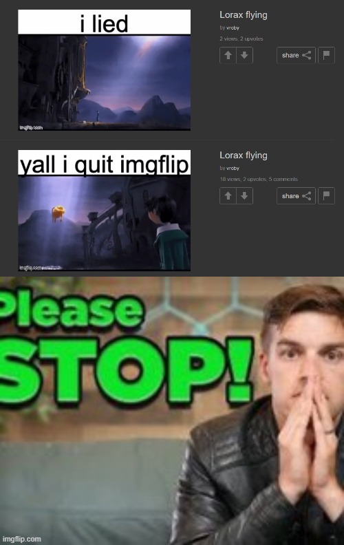 image tagged in please stop matpat | made w/ Imgflip meme maker