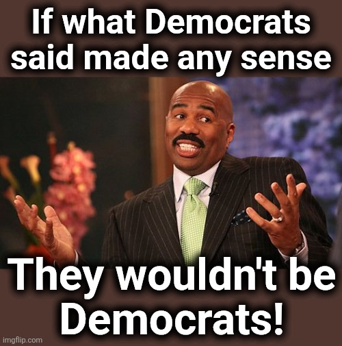 shrug | If what Democrats
said made any sense They wouldn't be
Democrats! | image tagged in shrug | made w/ Imgflip meme maker