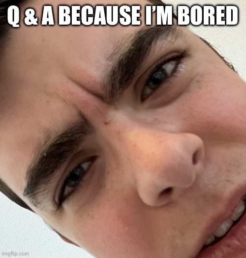 Q&A because I’m bored | Q & A because I’m bored | image tagged in i_am_that_i_am really | made w/ Imgflip meme maker
