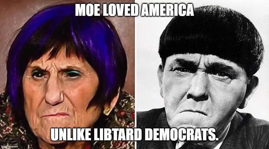 The Likeness is Uncanny. | Moe Loved America; Unlike Libtard Democrats. | image tagged in the likeness is uncanny | made w/ Imgflip meme maker