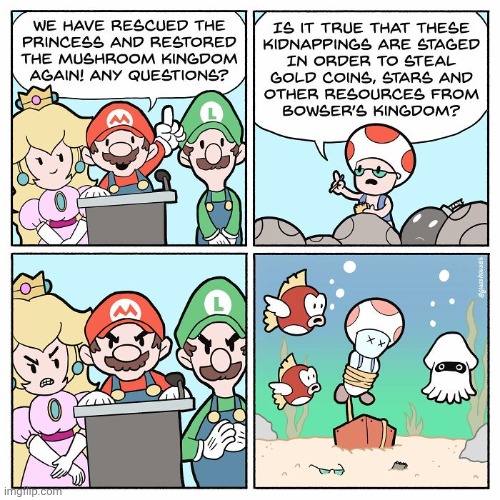 Kidnappings | image tagged in kingdom,kidnapping,comics,comics/cartoons,super mario,toad | made w/ Imgflip meme maker