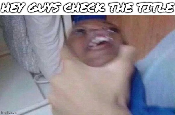 check my comment | hey guys check the title | image tagged in good boy | made w/ Imgflip meme maker