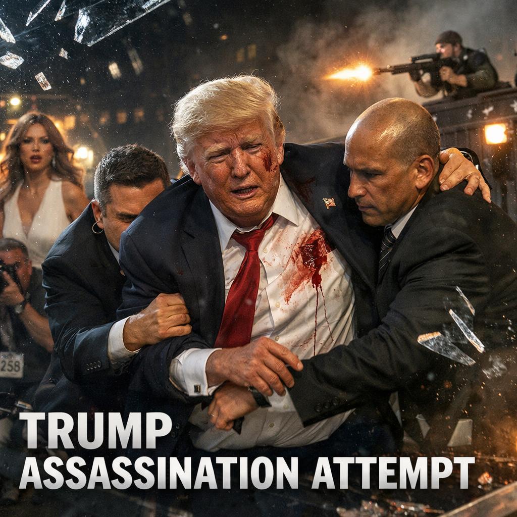 TRUMP ASSASSINATION ATTEMPT Blank Meme Template