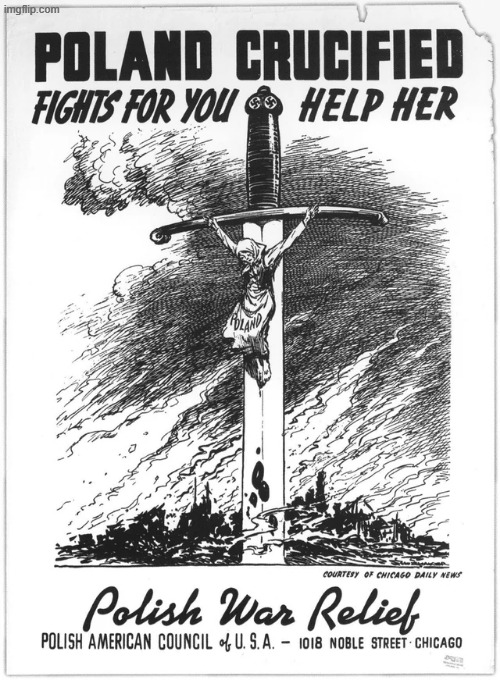 image tagged in poland,world war 2,ww2,nazis,usa,propaganda | made w/ Imgflip meme maker