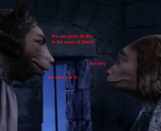 in the name of libertè Blank Meme Template