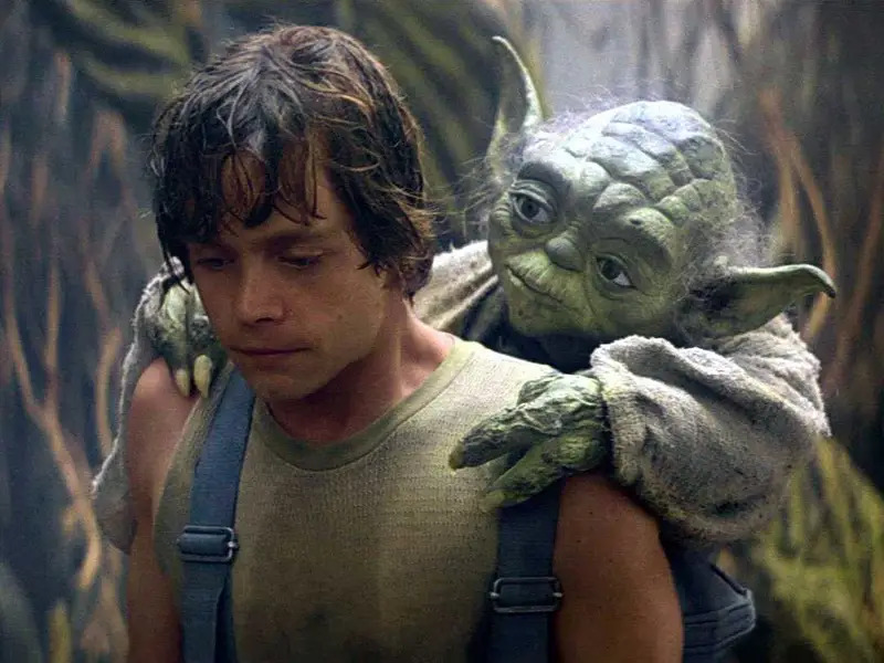 Luke skywalker and yoda Blank Meme Template