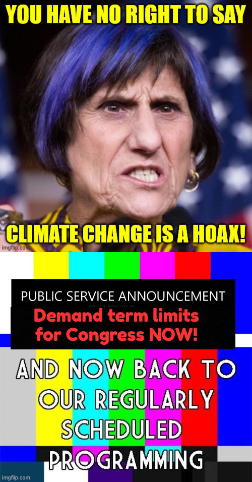 This is a public service announcement | Demand term limits for Congress NOW! | image tagged in public service announcement,demand term limits for congress | made w/ Imgflip meme maker