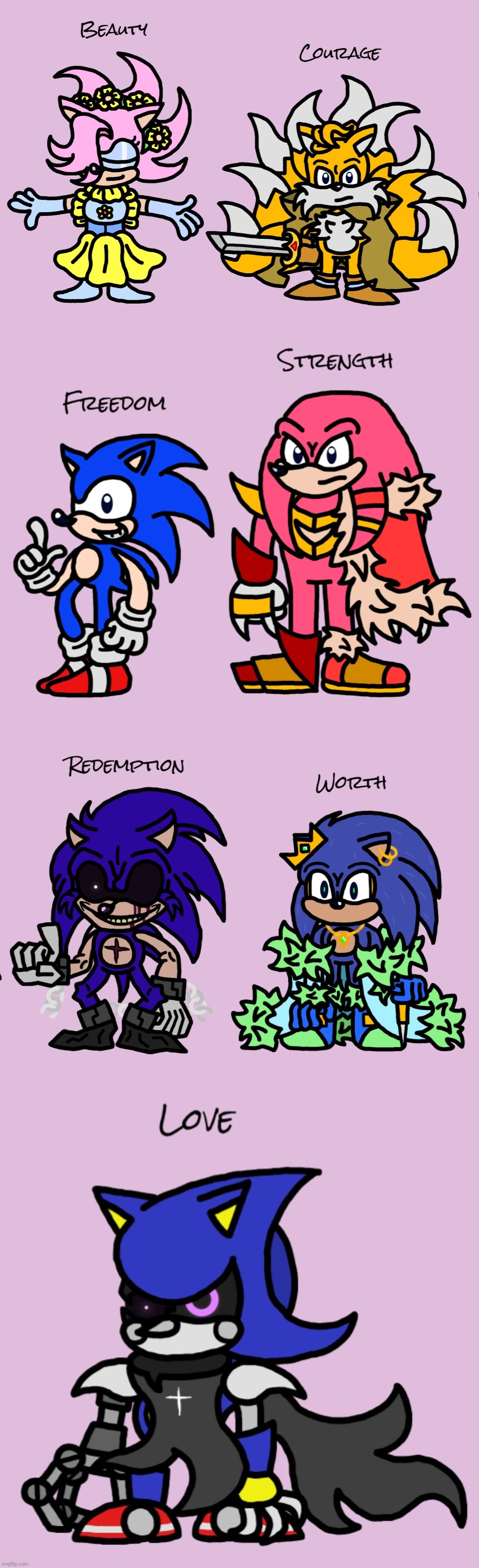 BEHOLD, IN ALL THEIR GLORY, THE GUARDIANS OF METAL X, AND THE ANGEL THEY FOLLOW. (repost because the old format was bad) | made w/ Imgflip meme maker