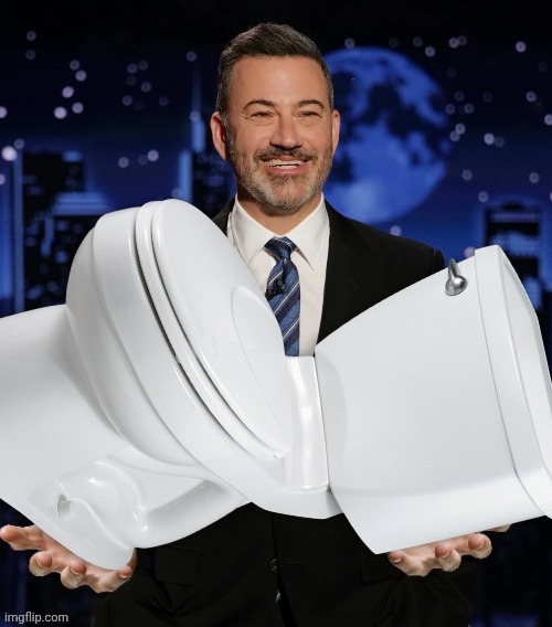 Jimmy kimmel toilet | image tagged in jimmy kimmel toilet | made w/ Imgflip meme maker