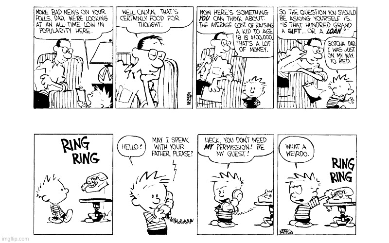image tagged in calvin and hobbes,comics | made w/ Imgflip meme maker