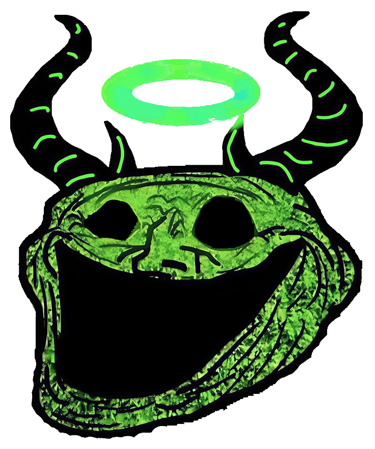 Green halo troll Blank Meme Template