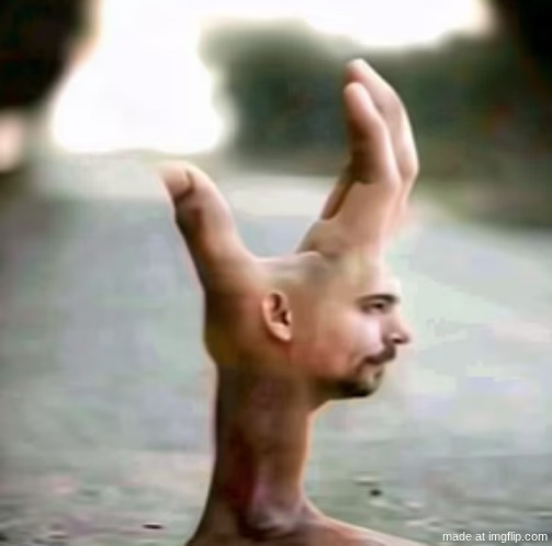 hand face foot man | image tagged in hand face foot man | made w/ Imgflip meme maker