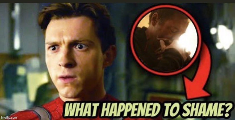 What happened to shame Blank Meme Template