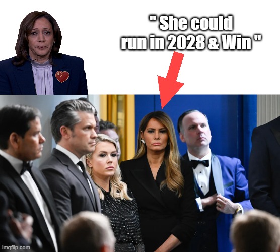 Joy is scared | " She could run in 2028 & Win " | made w/ Imgflip meme maker