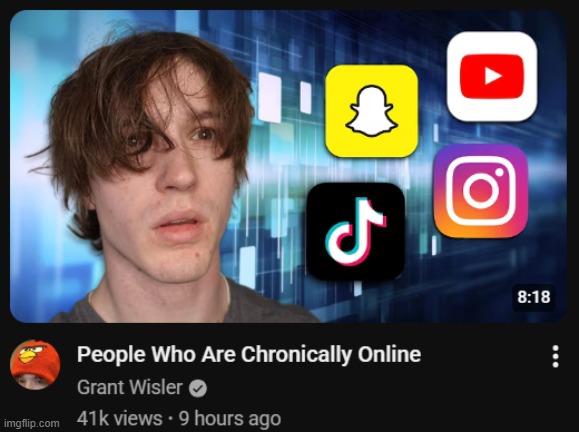 people who are chronically online | image tagged in people who are chronically online | made w/ Imgflip meme maker