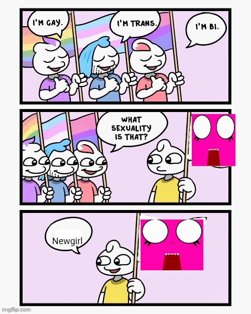 What Sexuality Is That? | Newgirl | image tagged in what sexuality is that | made w/ Imgflip meme maker